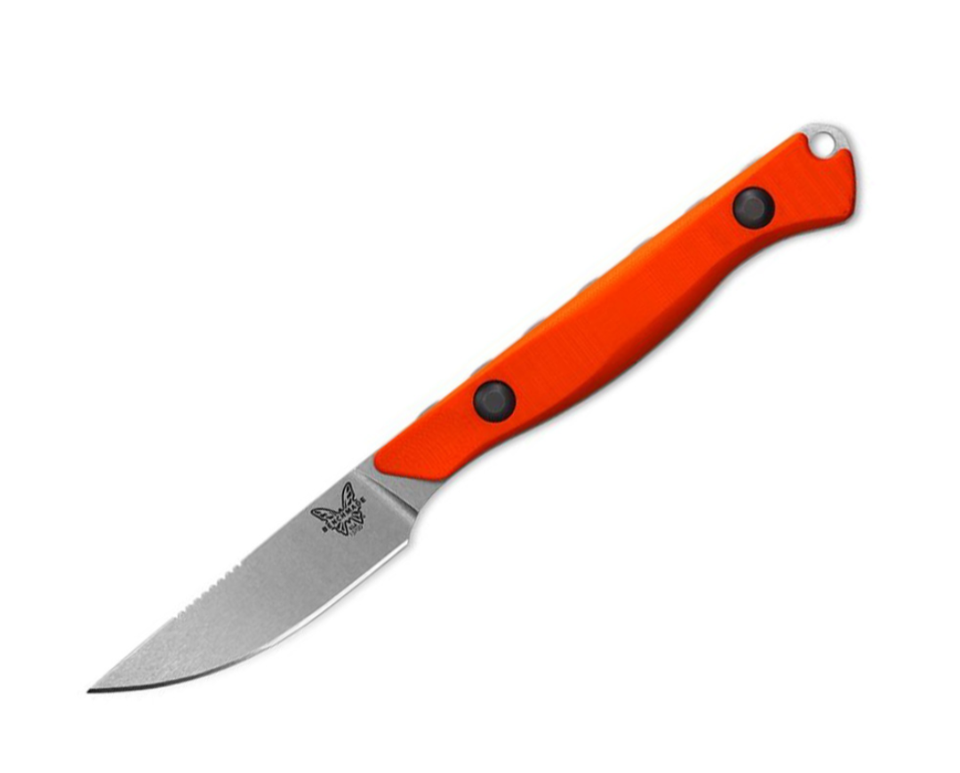 Benchmade 蝴蝶 橙色G10柄 CPM-154钢 缎面表面 15700