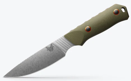Benchmade 蝴蝶 绿色G10柄 CPM-S30V钢 石洗表面 15600-01