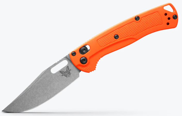Benchmade 蝴蝶 橙色聚合物柄 CPM-154钢 石洗表面 15533